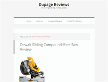 Tablet Screenshot of dupagepress.com